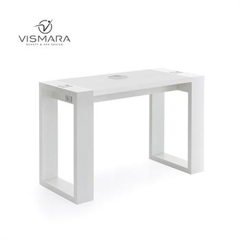 TAVOLO LIVING CON FORO BIANCO OPACO V00