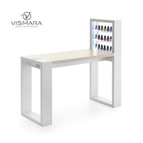 TAVOLO LIVING LED NOCE BIANCO V22