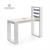 TAVOLO LIVING LED CON FORO NOCE BIANCO V22
