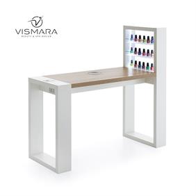 TAVOLO LIVING LED CON FORO ROVERE NATURALE V52