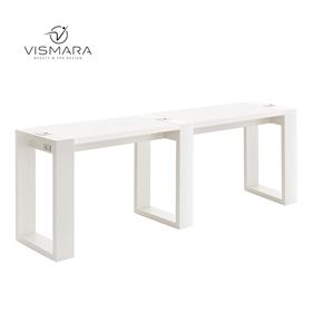 TAVOLO LIVING DOPPIO BIANCO OPACO V00