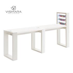 TAVOLO LIVING LED DOPPIO BIANCO OPACO V00