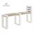 TAVOLO LIVING LED DOPPIO ROVERE NATURALE V52