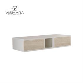 MAKE UP CABINET WHITE WALNUT V22