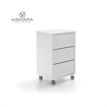 LIVING BEAUTY CART MATT WHITE V00