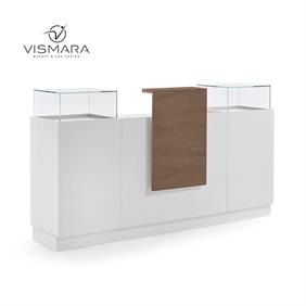 RECEPTION DESK LIGHT 2 CANALETTO WALNUT V24