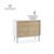 CREO 900 H2O CABINET NATURAL OAK V52