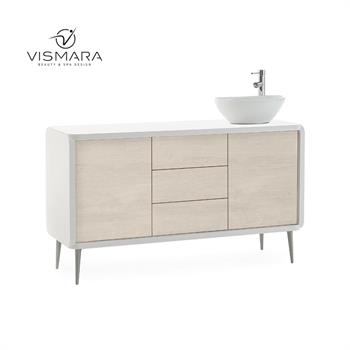 CREO 1350 KABINETT H2O WEISS WALNUSS V22