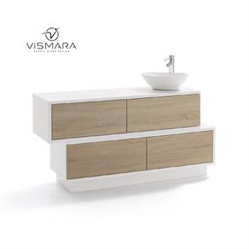 SWING CABINET WITH SINK NATURAL OAK V52