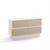 SWING CABINET WHITE WALNUT V22