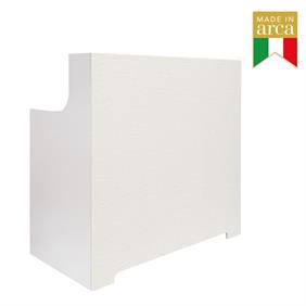 RECEPTION THEA FRONTALE MATERICO BIANCO SPAZZOLATO