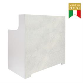 RECEPTION THEA FRONTALE MATERICO CEMENTO GRIGIO
