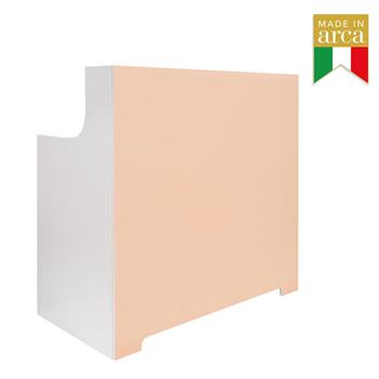THEA REZEPTIONSFRONT ROSA SOFT-TOUCH KUNSTLEDER