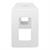KIRA MANICURE TABLE WITH HOLE WHITE