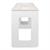 KIRA MANICURE TABLE WITH HOLE WHITE LARCH
