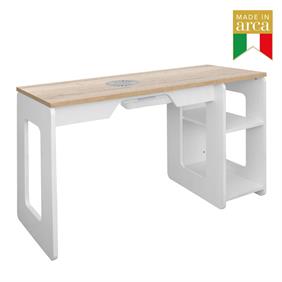 TAVOLO MANICURE KIRA CON FORO ROVERE
