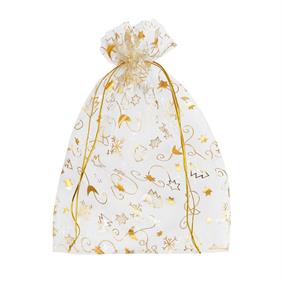 SACCHETTO IN ORGANZA DECOR. 20X30 CM