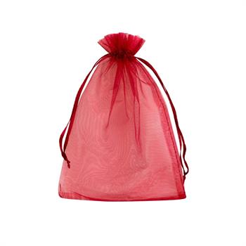 PINK ORGANZA BAG 8X10 CM